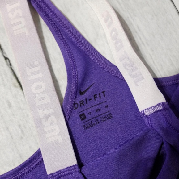 NIKE Elastika Dr-Fit "Just do It" Tank Top Workout - Picture 3 of 6